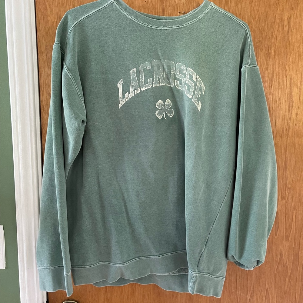 Distressed Lacrosse Crewneck
